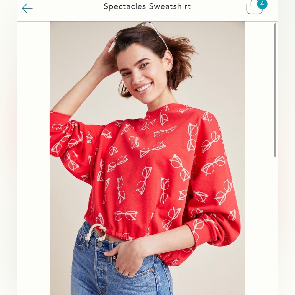 Sweatshirt from Anthropologie